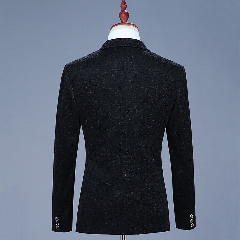 Chaqueta de lentejuelas para hombre, Ropa de baile para Dj, ropa para salir de noche para hombre, ropa de calle para cantante, Bar, bailarines, abrigo para escenario, danza Jazz DNV11502
