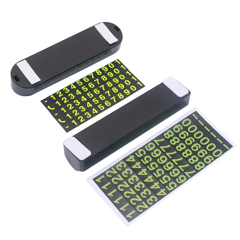 1 Pcs car number luminous digital sticker mobile phone phone large digital sticker car supplies car interior