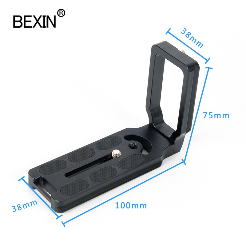 BEIXN Vertical Shot L Plate Dslr Camera Quick Release L Plate Mount Bracket For Canon Nikon Sony and Arca Swiss Tripod Ball Head: MPU-105