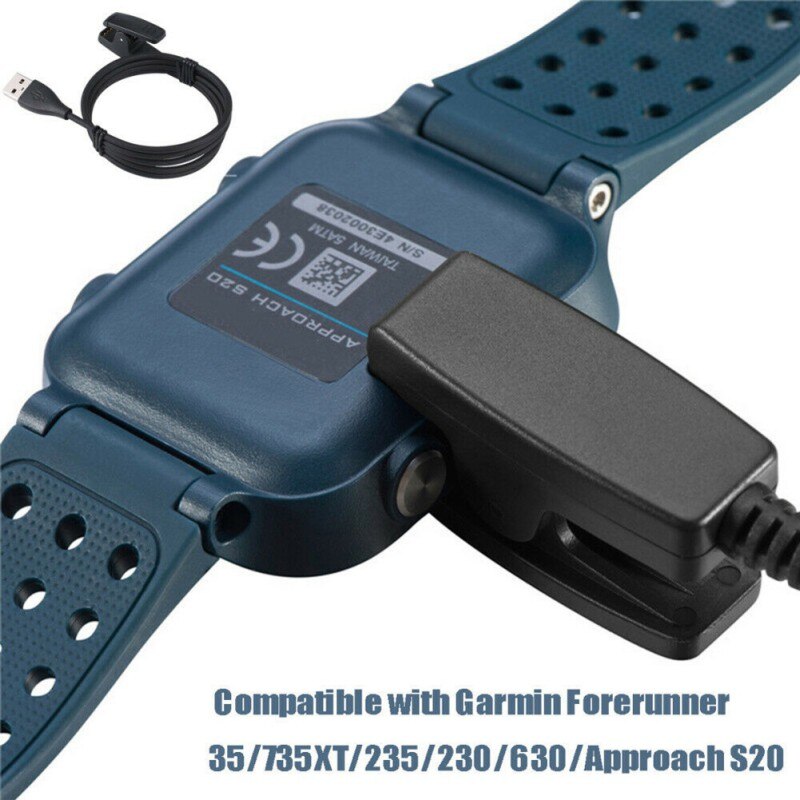Usb Fast Charging Cable For Garmin Forerunner 735XT 235 230 630 Approach S20 Smart Watch Replacement Charger