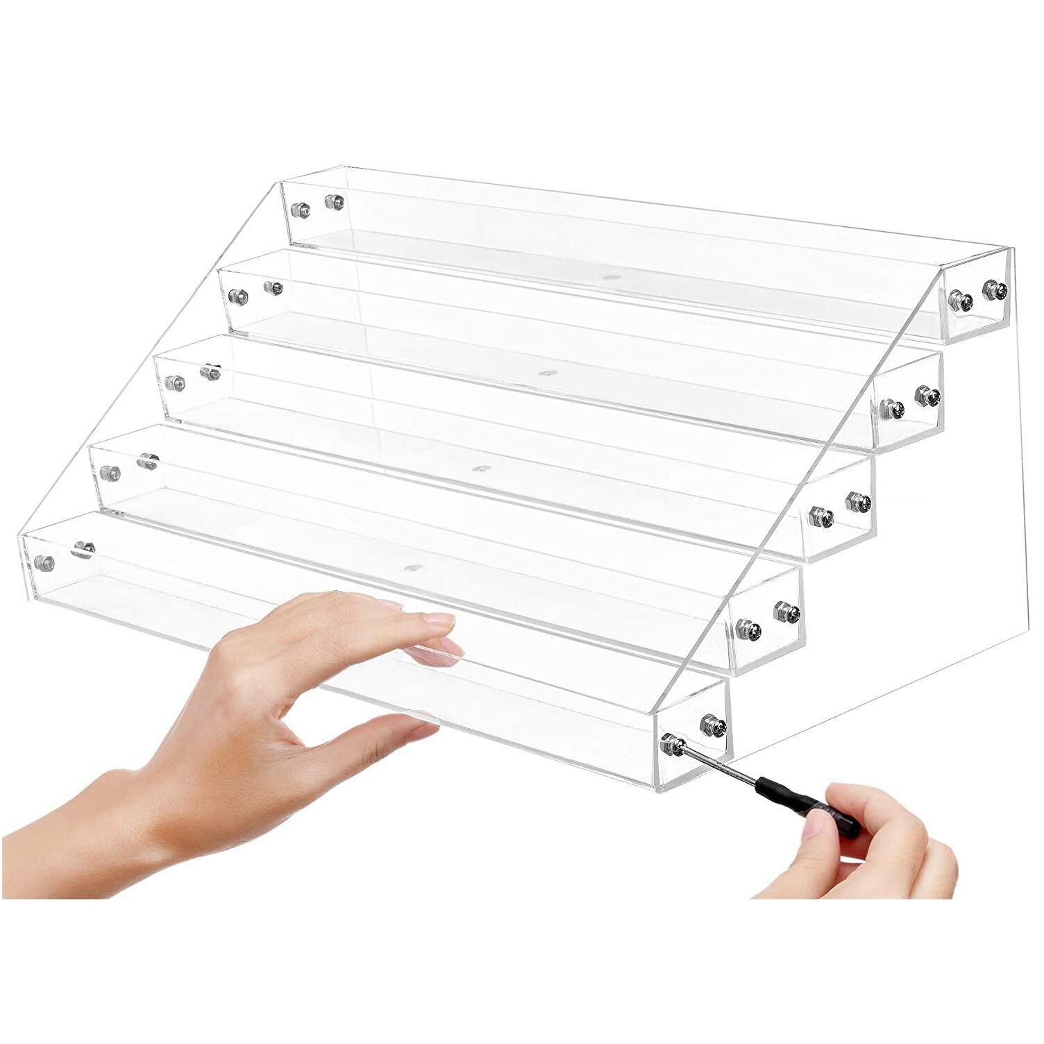 Acrylic Nail Polish Display Organizer Fingernail Polish Display case 3 layers Essential Oils Holder Makeup Organizer