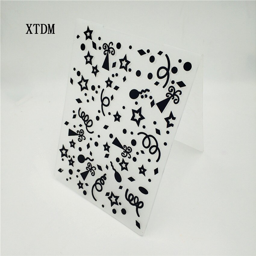 plastic party template craft card making paper card album wedding decoration scrapbooking Embossing folders