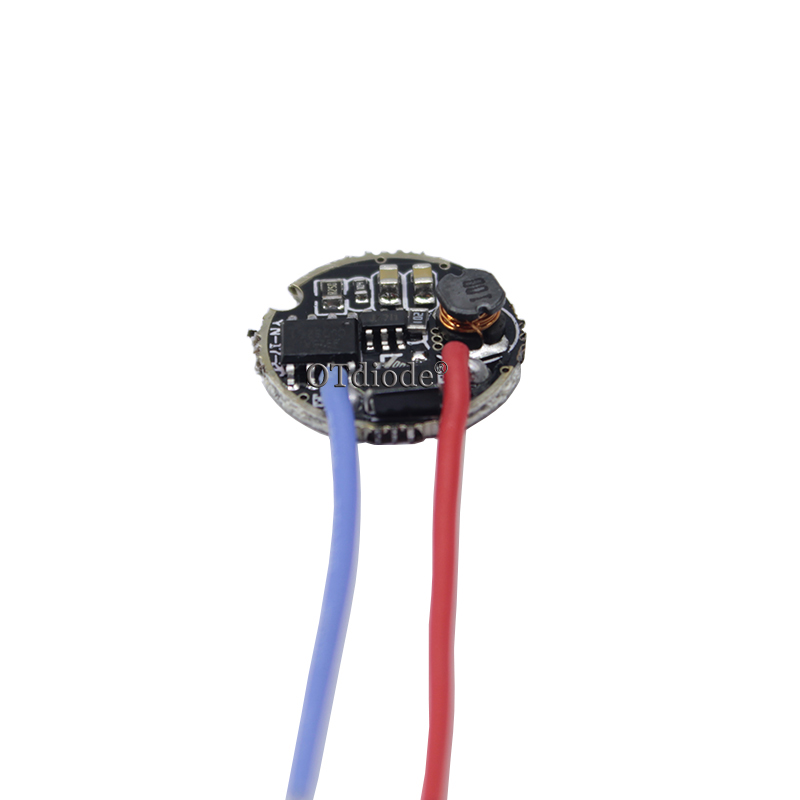 1PCS 5PCS 3W LED driver 17mm 3.7-12V DC 1 Mode LED Flashlight Driver for CREE XRE-Q5/XPE /XBD XB-D all kind of 3W LED Light Lamp
