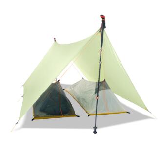Kun 450g 20d silikone nylon regnflue telt presenning husly camping ly regnflue solskærme og parasol til strand picnic