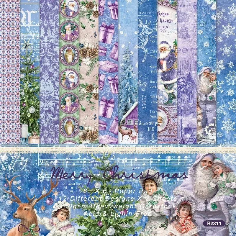 Bastel papier Weihnachten DIY Scrap booking Material Papier karte machen Hintergrund papier einseitiges Muster