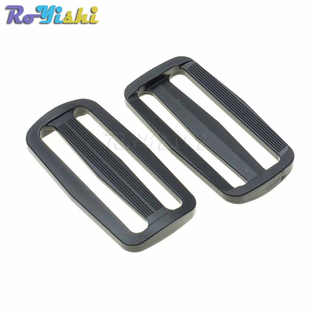 10pcs/pack 60mm Webbing Plastic Curve Slider Tri-G... – Grandado