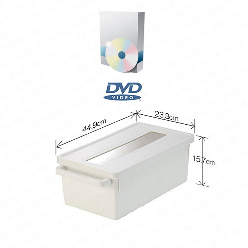 Dvd disk støv sortering opbevaringsboks cd diskboks  ps4 opbevaringsspil disk opbevaringsboks rack cd rack med justerbar skillevæg