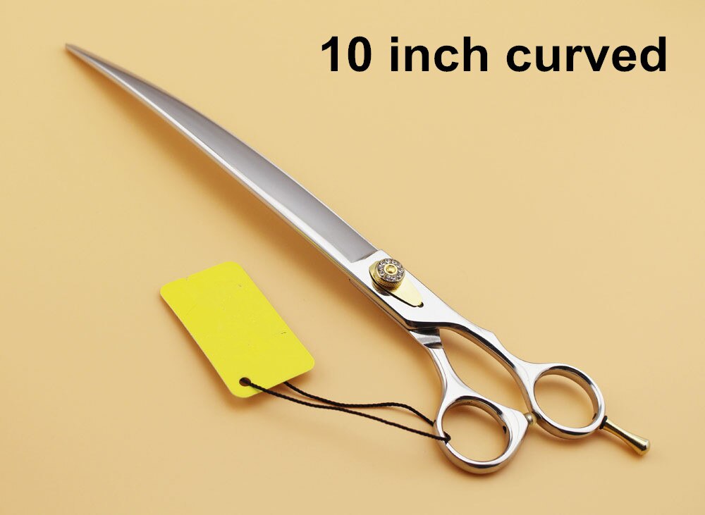 10 inch gebogen hondentrimmer/schaar met koffer