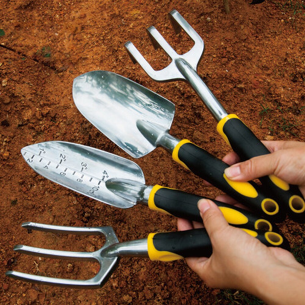 1Pc Kleine Tuin Hand Tool Schop Hark Met Soft Grip Voor Bloem Planten