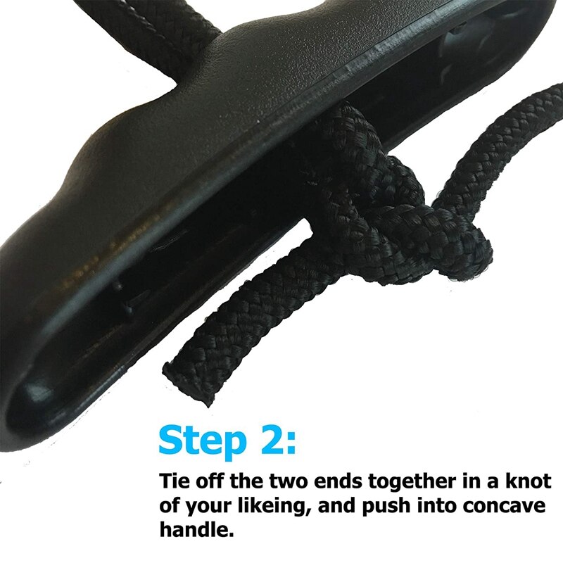 2 Stuks Kajak Handgrepen Sterke T-Handgreep Ultra Zware Bungee Kajak Vervanging Installatie Kit