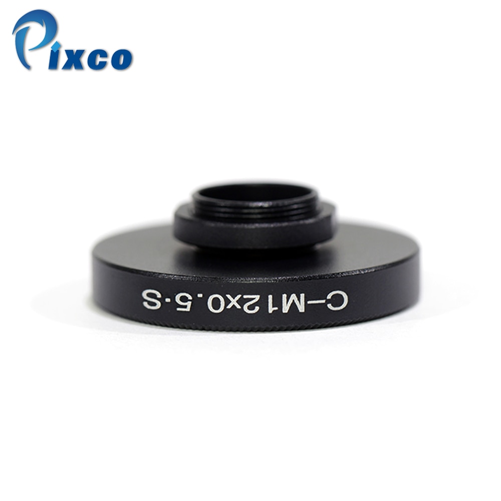 Pixco Lens Adapter Pak Voor CS of C Mount Lens voor M12