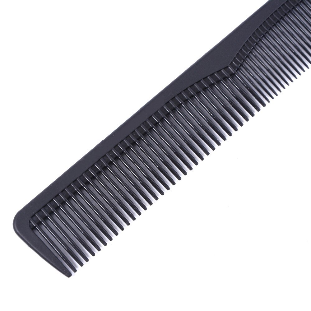1PC dientes negro de plástico ABS de , resistente al calor, gran diente ancho peine desenredar Dientes anchos peluquería peine