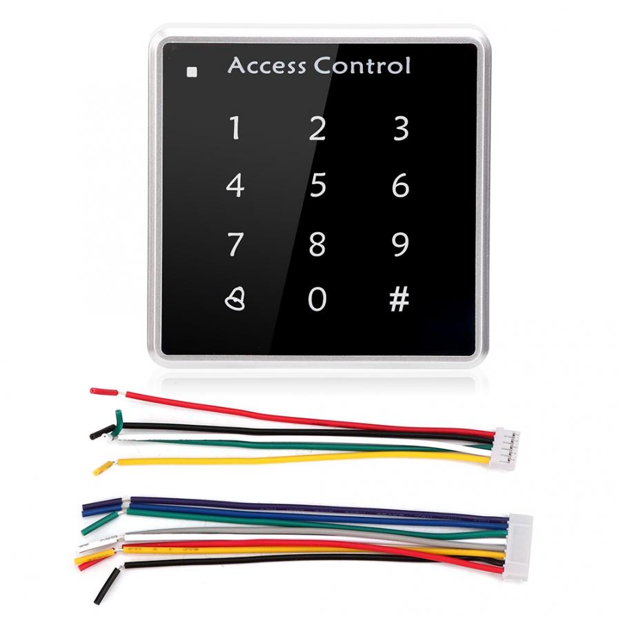 Dør adgangskontrol 125 khz id-kort berøring digital tastatur indtastning af password maskine wiegand 26
