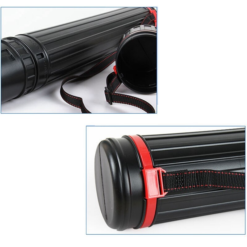 misppro Artist Plastic Drawing Photo Storage Tube Poster Scroll Holder 80x14cm