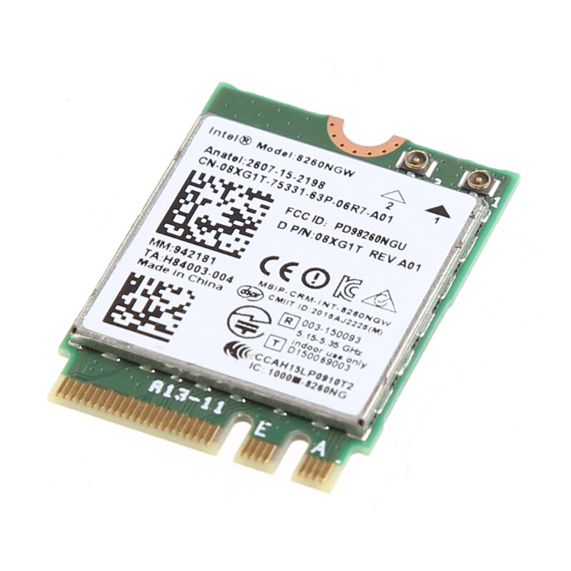 Dual Band 867M Bluetooth V4.2 M.2 Wireless Card For Intel 8260 AC DELL 8260NGW
