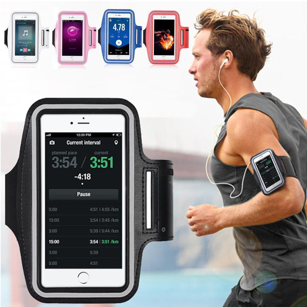 Waterdichte Mobiele Telefoon Jogging Sport Armband Case Cover voor iPhone 5/5s voor Running Walking Wandelen