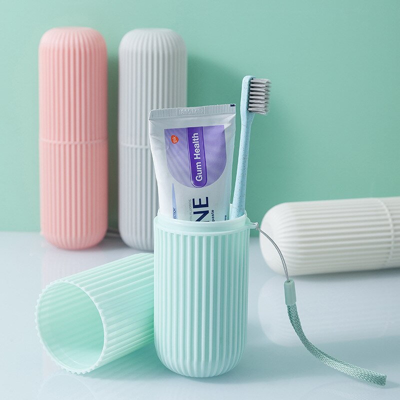 20cm voyage Portable Couple brosse à dents boîte bain de bouche brosse dents tasse créative en plastique dentifrice brosse à dents Ttorage boîte