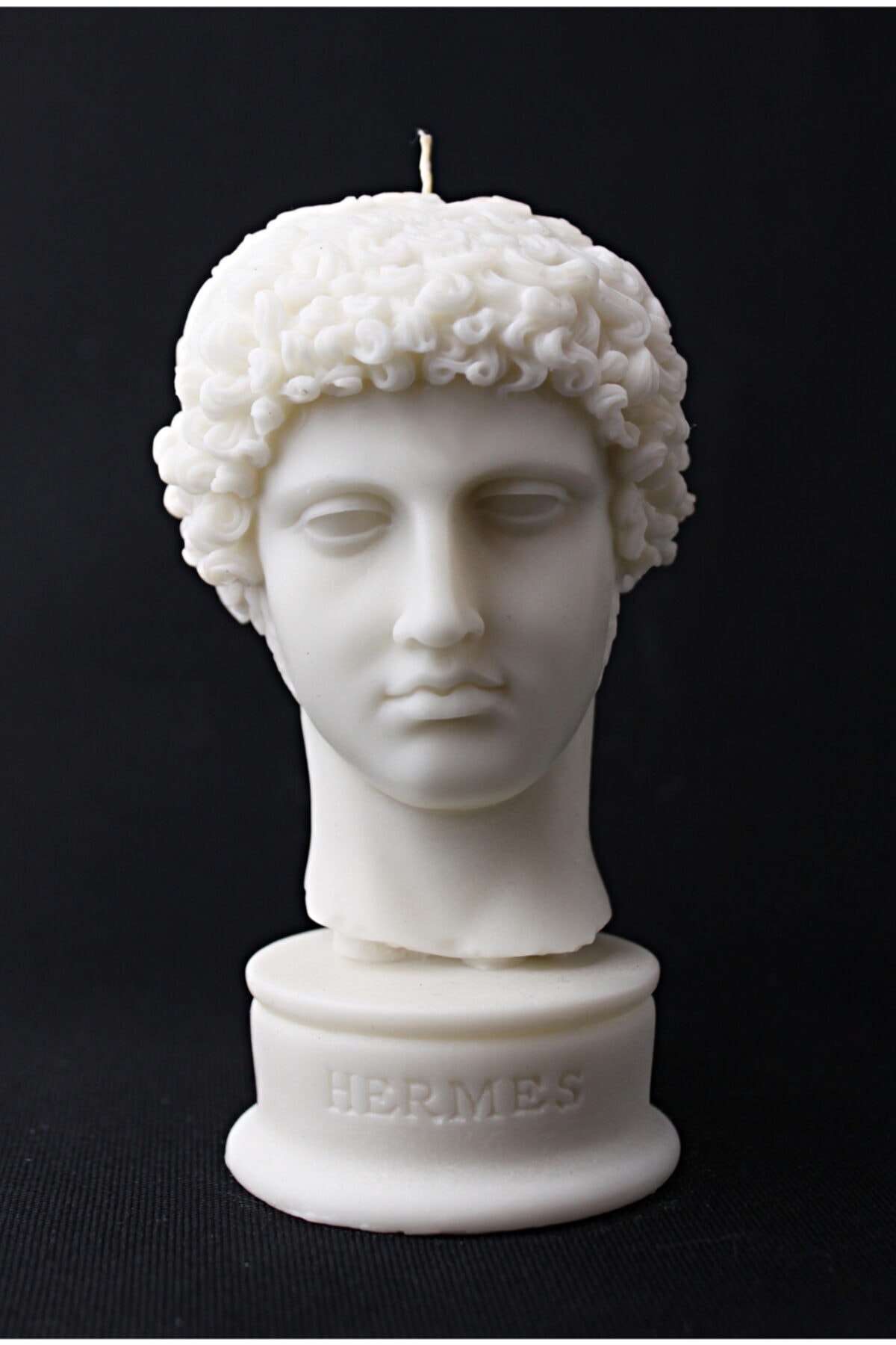 Hermes-escultura decorativa de vela, 9 cm