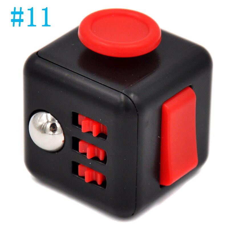 Stress Relief Cube Anti-stress Spielzeug Erwachsene Büro Schreibtisch Finger Spielzeug Dekompression Würfel Spinner Angst Autismus Reliever: Q