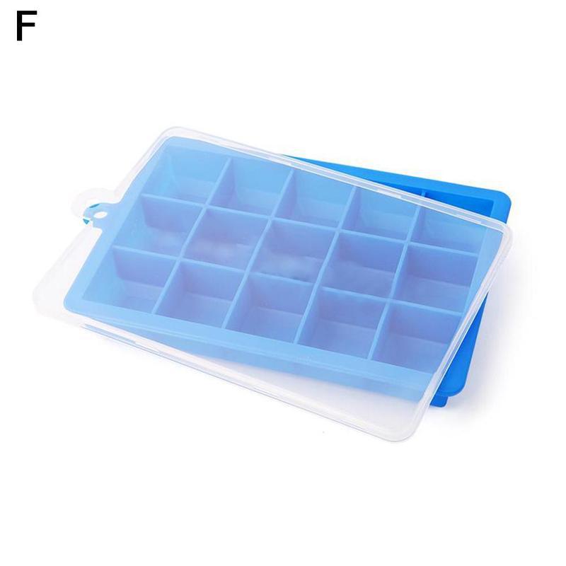 15/24 rooster ijsblokjes siliconen mal ijsblokjesvorm ijs fruitcocktail ijsdrankje ijsblokjesmaker diy ijsblokjes klein  w7 r 3: Blauw 1