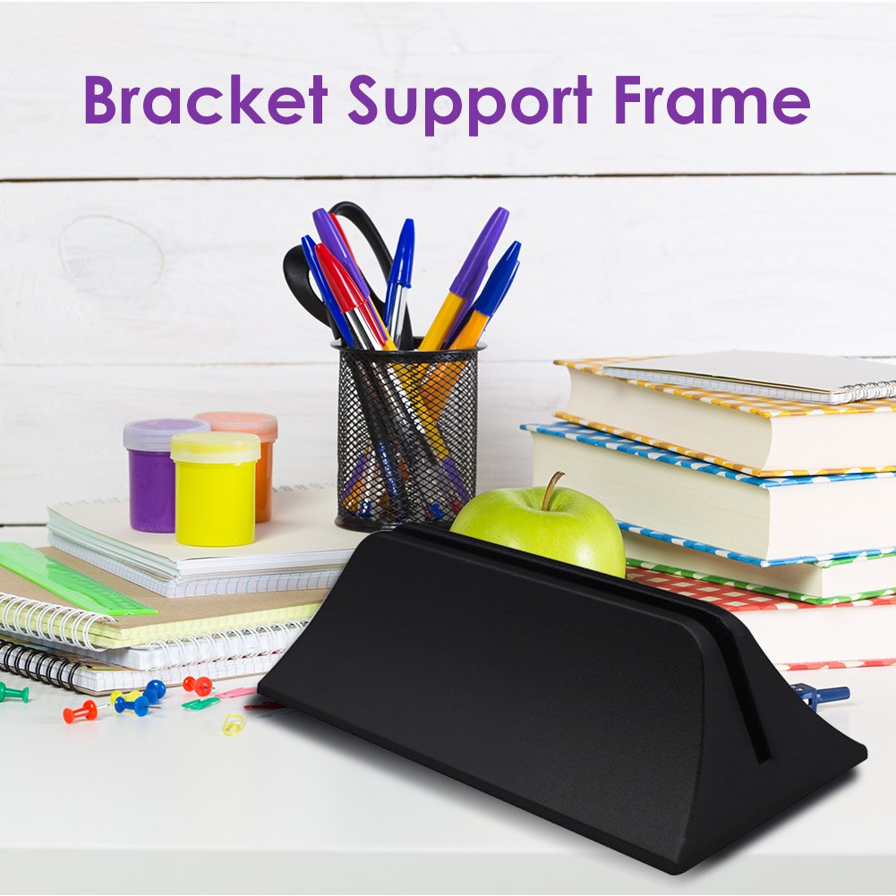 ABS Screen Isolation Bracket 140X65mm Movable Plastic Screen Bracket Support Frame for Office Cafeteria Corner