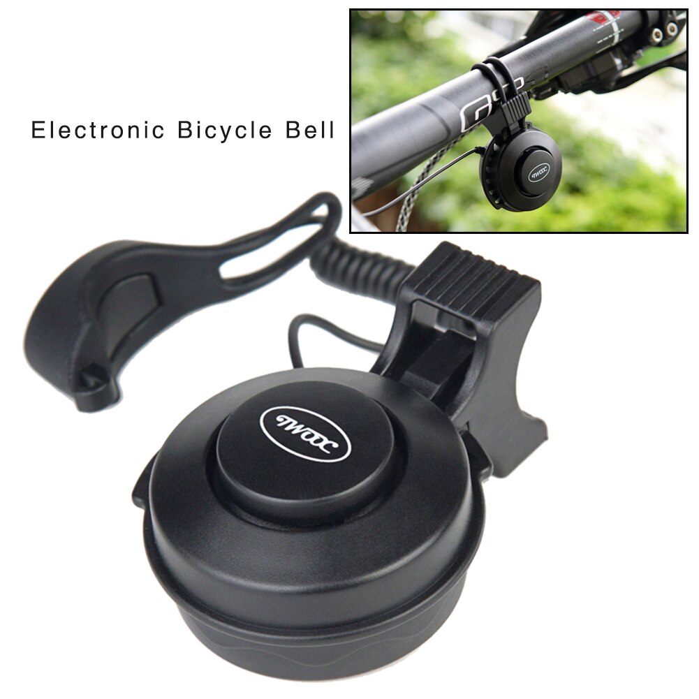 Bocina de bicicleta eléctrica con carga USB, campana electrónica para bicicleta, equipo de equitación, accesorios universales para varios tipos de bicicletas, novedad
