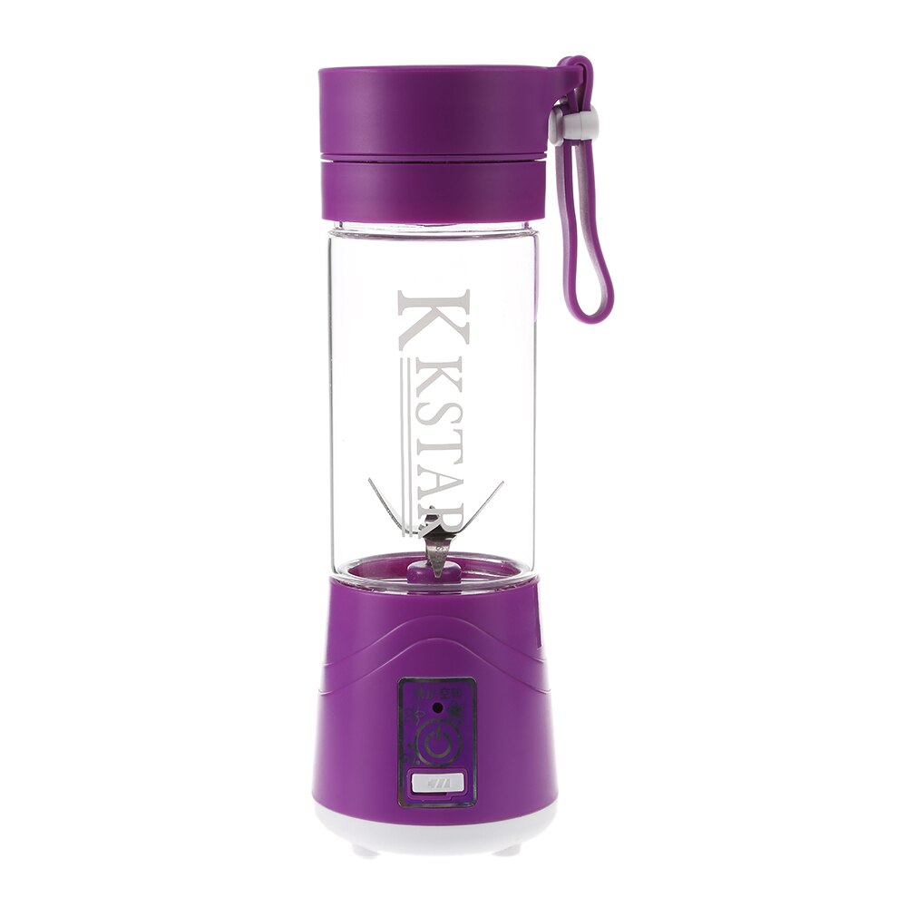 380ml 6 blad liten juicepress studenter handhållen mixer resa camping sport frukt grönsaks juicepress för sommaren