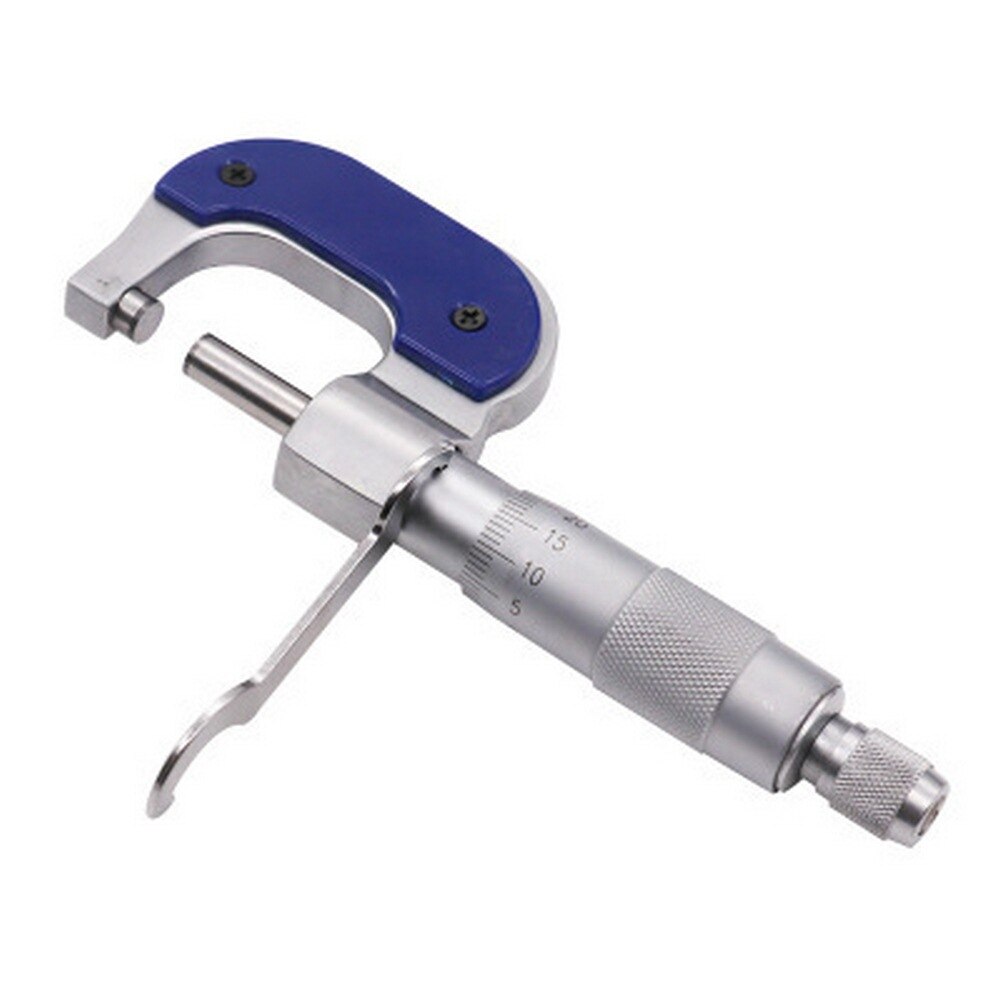 Micrómetro portátil de diámetro exterior de 0-25mm, calibrador estándar de alta precisión de 0,01 MM, Micrómetro de carburo métrico, herramientas de medida,