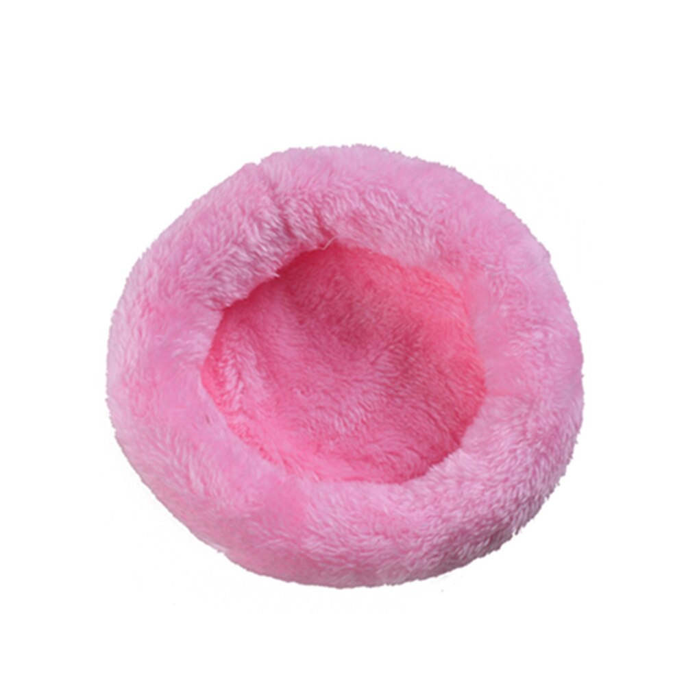 5 farger hamster nest pad fløyel varmt kjæledyr reir arktisk pute hamster pinnsvin chinchilla kanin pet bed pet forsyninger: Rosa / S