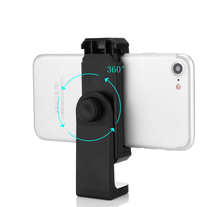 360 graus girar suporte de telefone celular suporte vertical smartphone clipe titular 360 adaptador tripé de montagem para iphone x samsung xiaomi