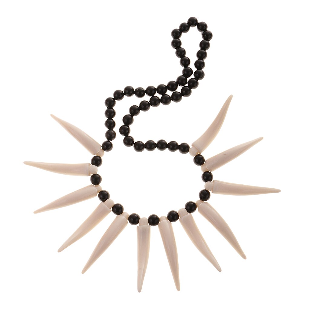 Colar de chifre rústico, material decorativo de obra para festa e fantasia