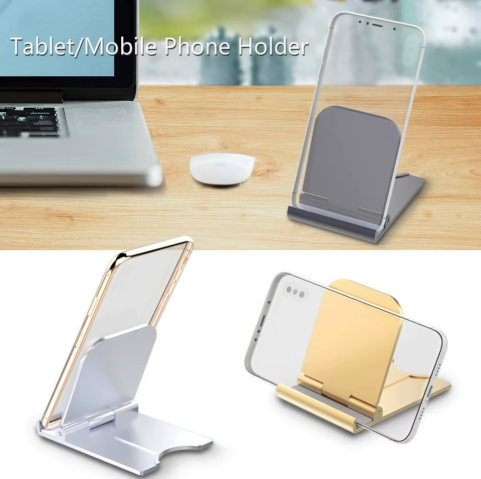 Uniwersalny uchwyt na telefon komórkowy Uchwyt na tablet stacjonarny do iphone iPad Samsung Regulowany składany stojak na telefon komórkowy do xiaomi
