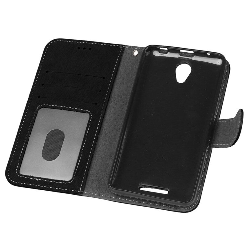 For Lenovo A5000 Case 4.5 inch Luxury Wallet PU Leather Back Cover Phone Case For Lenovo A5000 A 5000 Case Flip Protective Bag