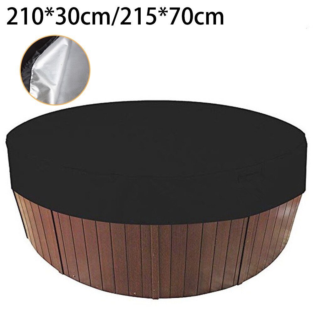 1 * Swimming Pool Cover Outdoor Tub Swimming Pool Cover Waterproof Canopy Dust Protection Cover