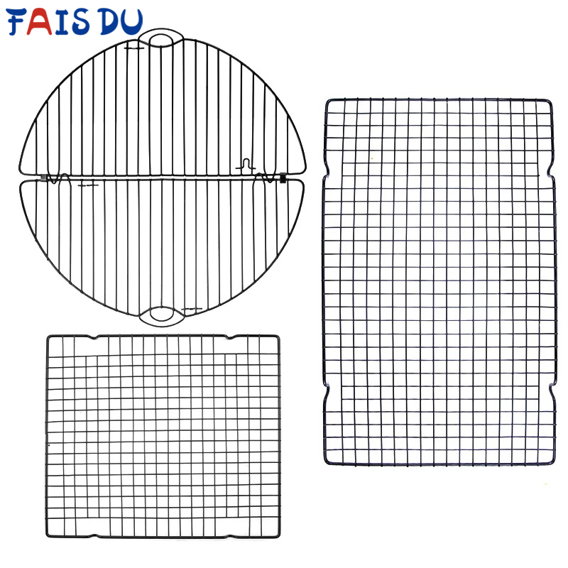 FAIS DU BBQ rejilla de acero inoxidable estante de enfriamiento de pasteles galletas tendedero soporte de enfriamiento bandeja para hornear herramientas de cocina para hornear