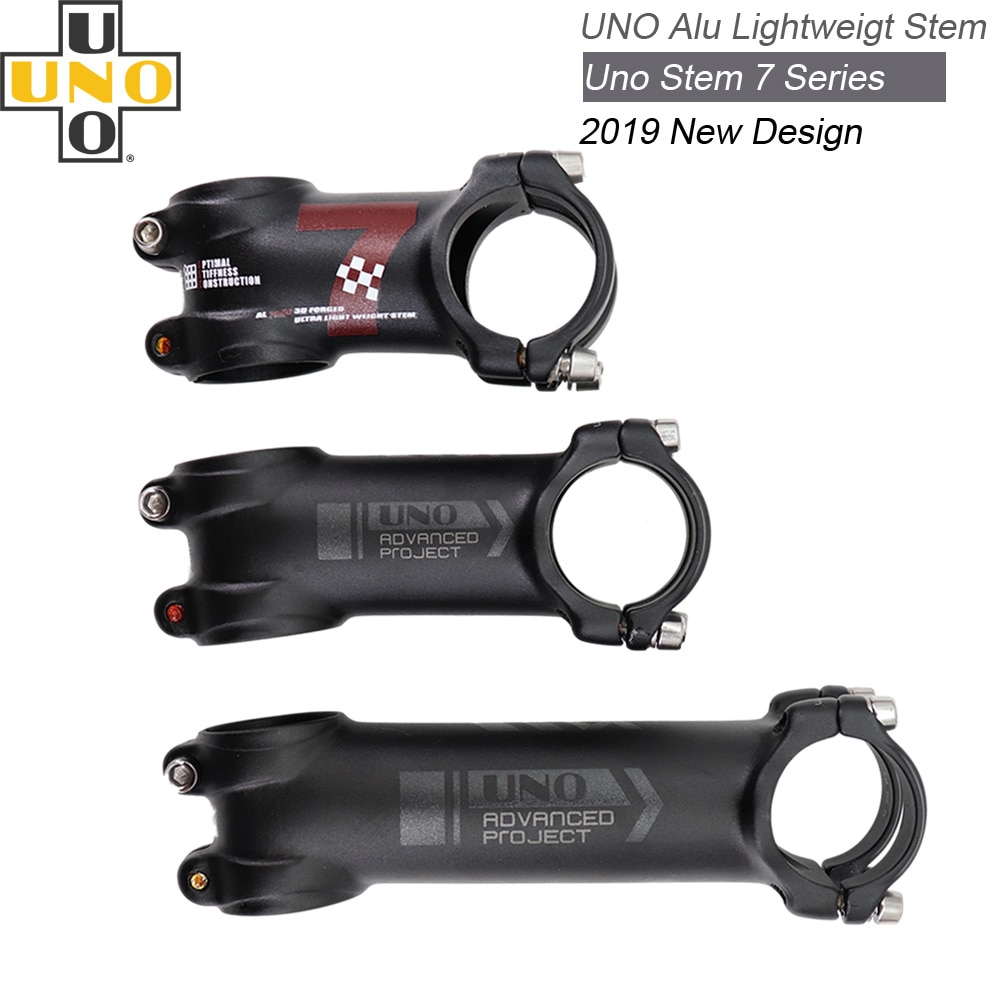 UNO 7 Bike Stem Kalloy Ultralight -7 17 Degree MTB Road Alu 7050 31.8mm 60 70 80mm 90 100 110 120 130mm Bicycle Stem King Alloy