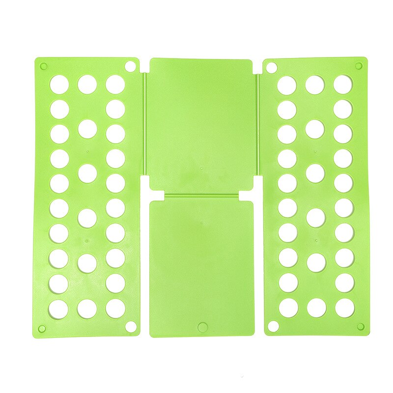 Planche magique à plier le linge pour adultes et enfants, accessoire pour le pliage rapide des vêtements et t-shirts: green