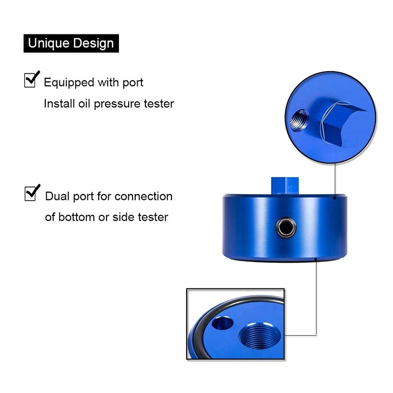 Adaptador de manómetro de aceite EN-47971 para motores de generación 4 y 5 V8 para Corvette Camaro 2006 y posteriores, Malibu ATS