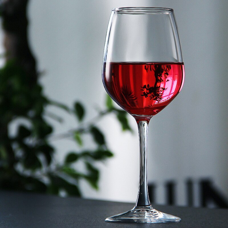 Verre à vin rouge avec pomme verte moderne, tasse en verre sans plomb, service à vin de Champagne