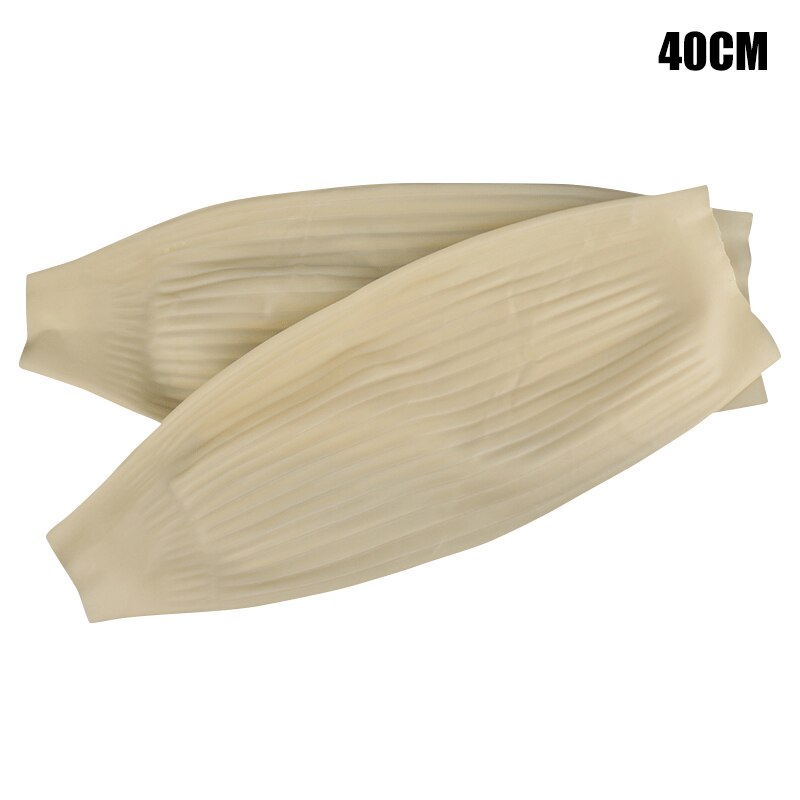 1 Pair Waterproof Latex Arm Sleeves Covers Reusable Protective Oversleeves for Home Kitchen Cleaning UD88: White 40cm
