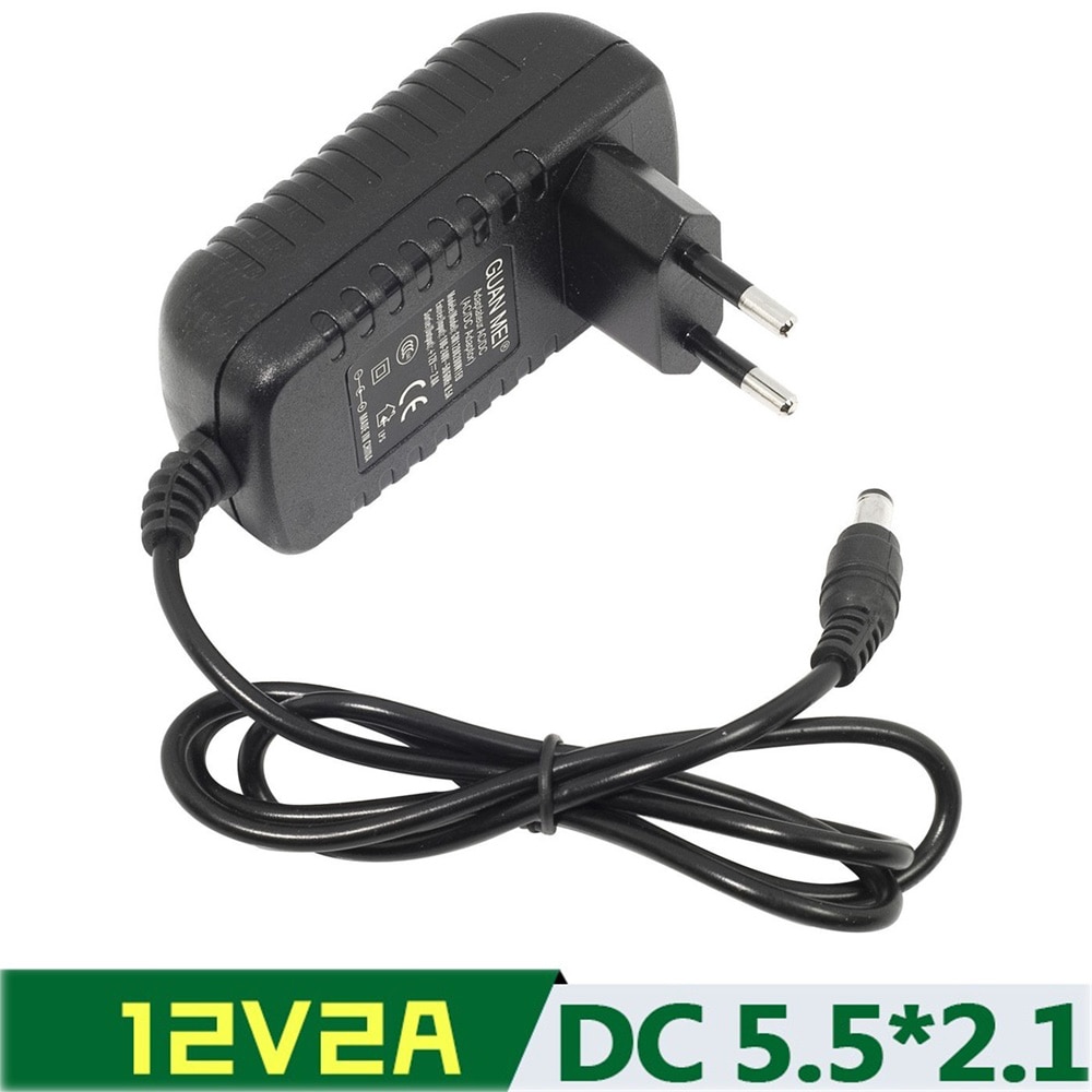 100-240 V AC naar DC Power Adapter Voeding Lader adapter 5 V 12 V 1A 2A 3A 0.5A ONS EU Plug 5.5mm x 2.5mm voor Schakelaar LED Strip Lamp