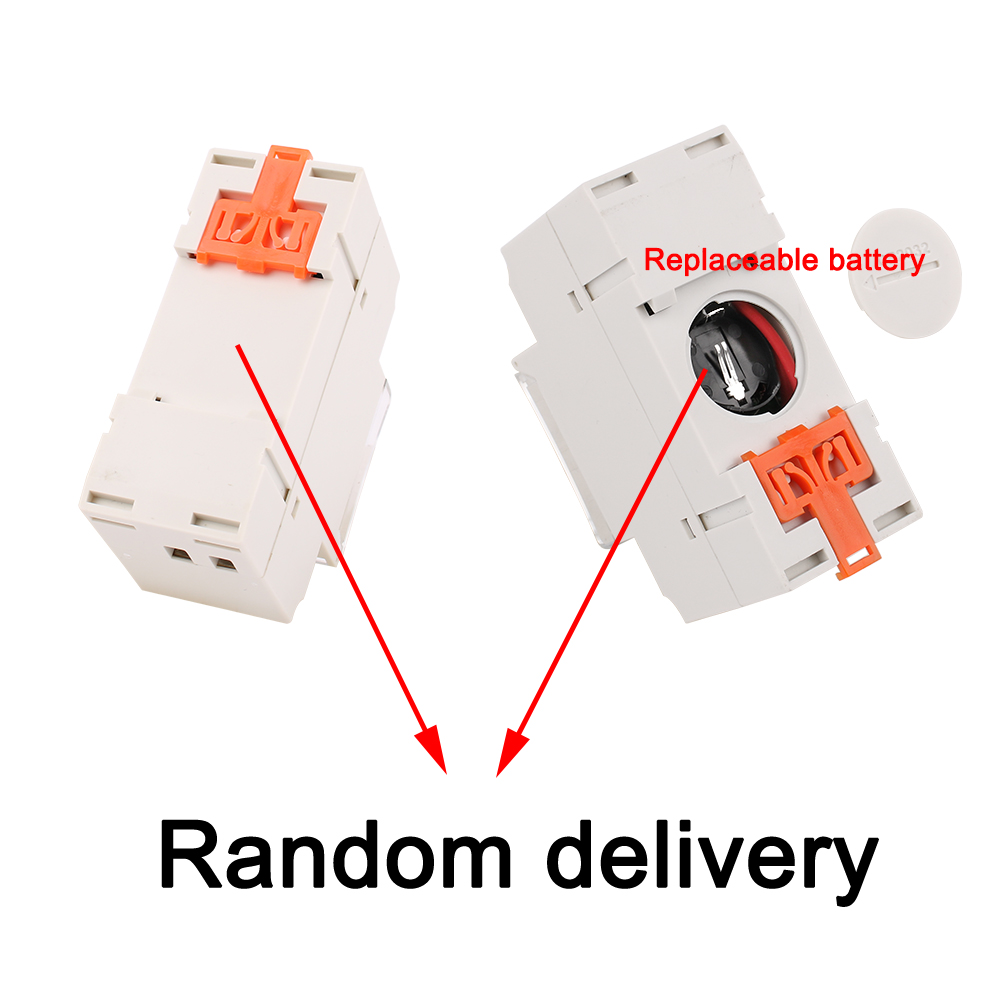 AHC30A Nieuw Type 40A Din Rail 2-draads Wekelijks 7 Dagen Programmeerbare Digitale TIJDSCHAKELAAR Relais Timer AC 12V 24V 110V 220-240V