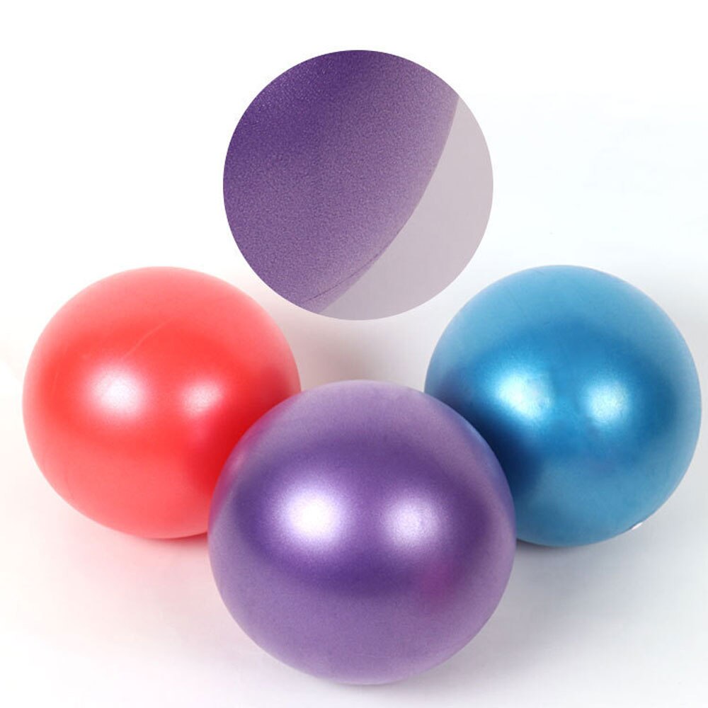 25cm Yoga Ball Exercise Gymnastics Pilates Ball Balance Exercise Gym Sports Ball PVC Indoor Home Training Mini Yoga Ball