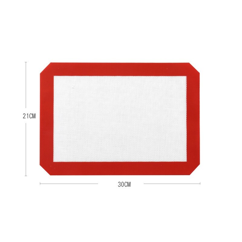 Silicone Baking Mat Non-Stick Microwave Oven Sheet Liner Pastry And Bakery Accessories Cookie Macaroon Biscuit Kitchen Tools: 21X30 Bevel