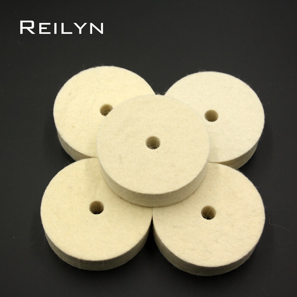 Wol Polijstschijf 75Mm Polijstschijf Wol Polijsten Roller Dremel Rotary Tool