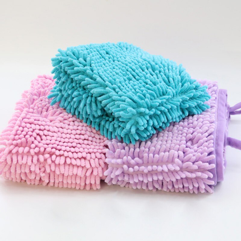 Toalla de baño para perros duradera, Toalla de microfibra suave, toallitas de limpieza de agua fuertes y absorbentes, toallas mágicas para secar el cabello para perros