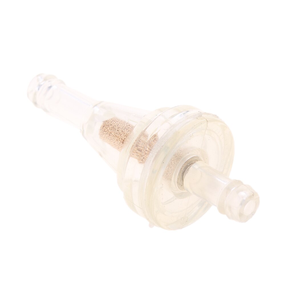 Plastic Mini Small Engine Petrol Inline Fuel Filter For 1/4 Inch Fuel Line