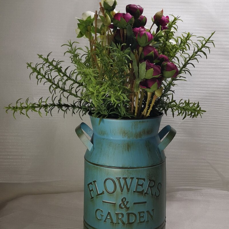 Antyczny niebieski formularz wazon na pączki kwiatów wazon na kwiaty ceramiczne antyczny niebieski rzeźba minimalistyczna sztuka kompozycja kwiatowa uchwyt kadzidła