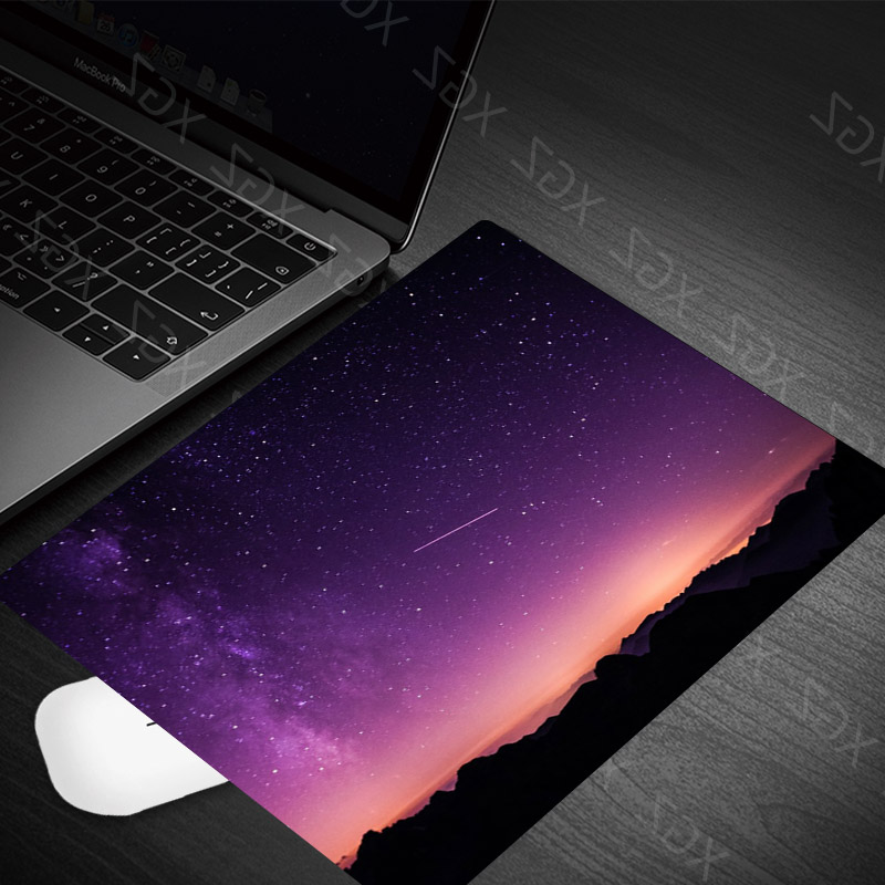 Yzuoan Original Starry Sky gioco Mouse Pad studente Computer Pad scrivania Pad protezione Notebook tastiera Pad 22*18 Cm di piccole dimensioni: 22x18-5