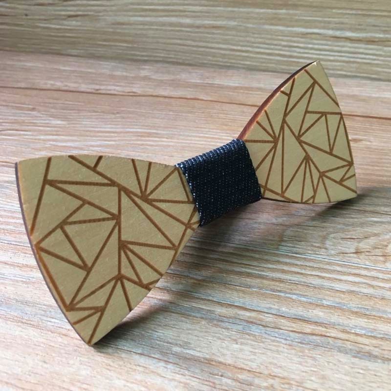 Original Holz Bogen Tiet Gentleman Bräutigam holz krawatte Schmetterling Hochzeit Party Bogen Krawatten Schmetterling Holz Krawatte Für Mann